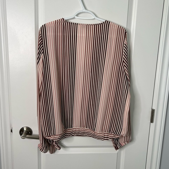 LOFT Striped Blouse - Picture 2 of 5